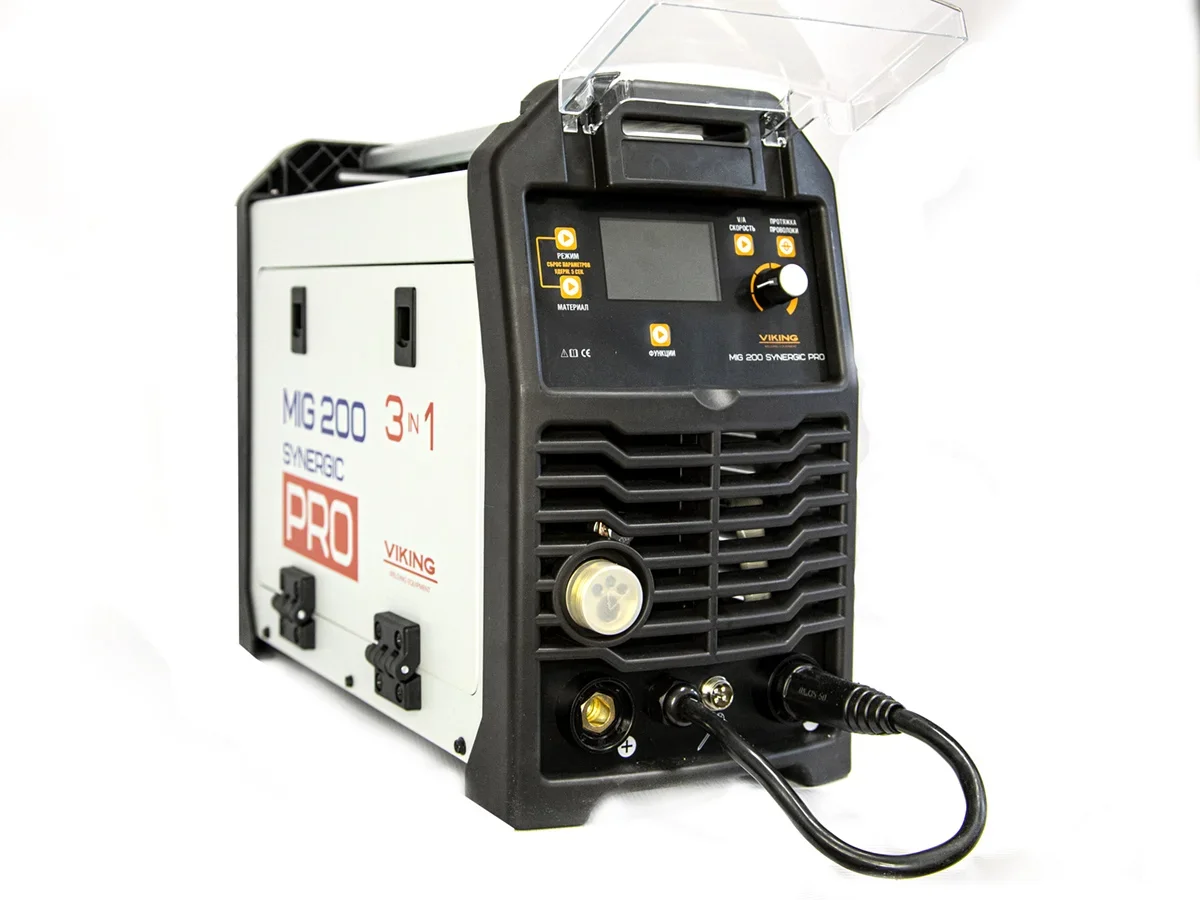 Сварочный полуавтомат VIKING 200 SYNERGIC PRO MIG/MMA/LIFT-TIG 3 в 1
